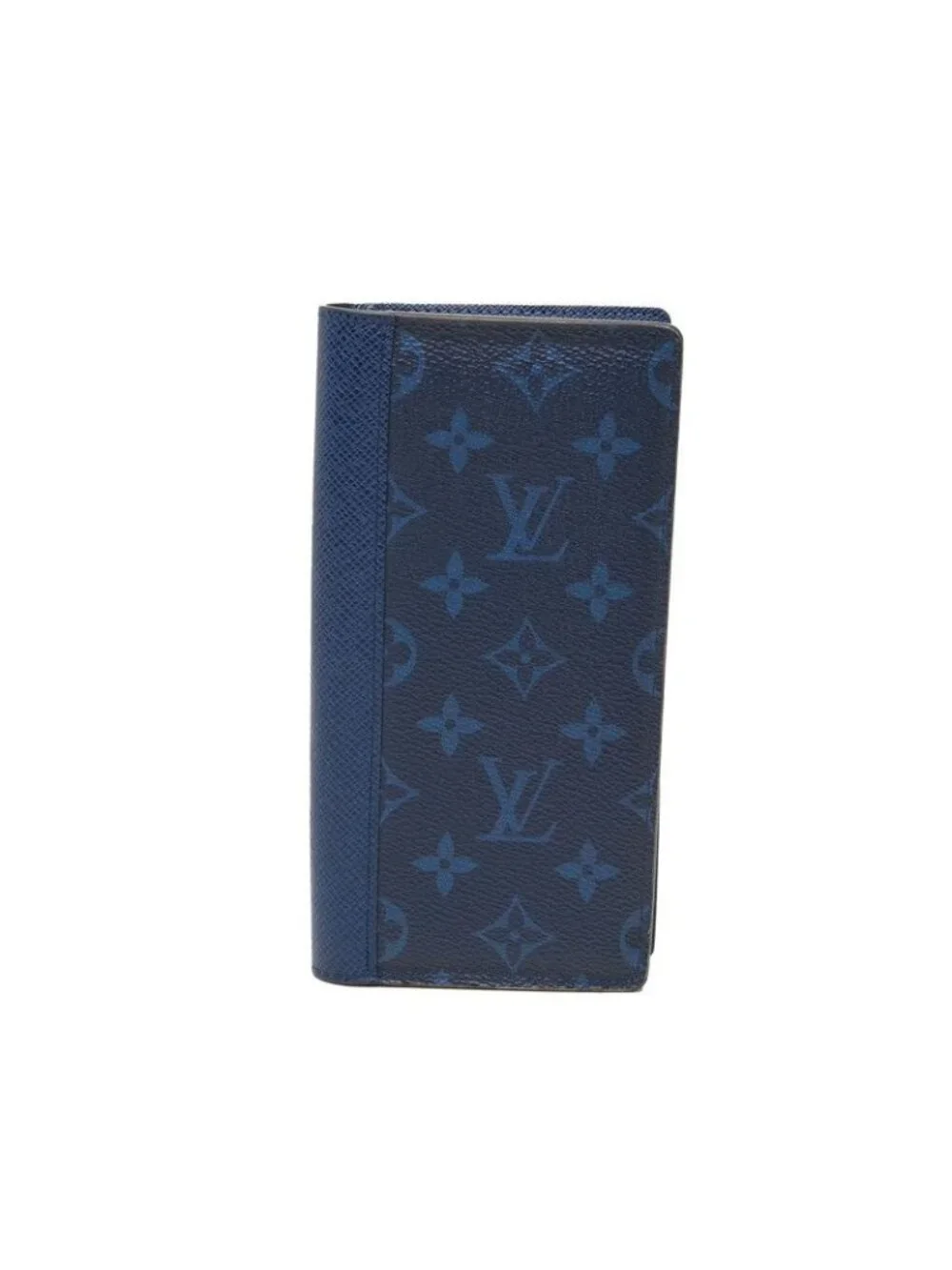 Louis Vuitton Monogram Brazza Wallet Cobalt Blue Taigarama
